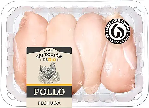 SELECCIÓN DE DIA Pechuga de Pollo Entera Formato Familiar Bandeja (peso Aprox. 1000 gr)  