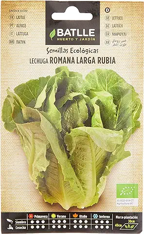 Semillas Batlle Lechuga Rom. Larga Rubia - ECO  