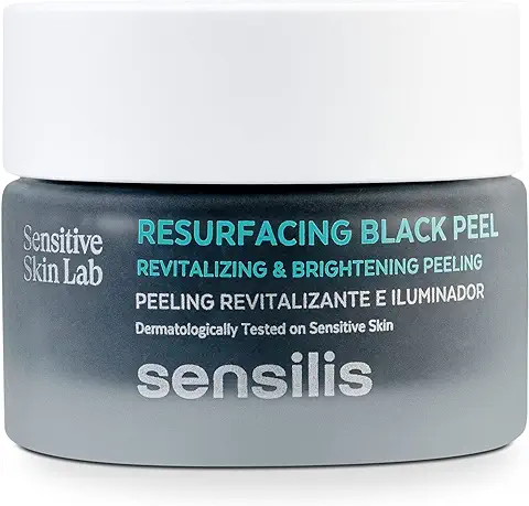Sensilis - Resurfacing Black Peel, Peeling Revitalizante e Iluminador para Pieles Secas, Mixtas y Grasas - 50 ml  