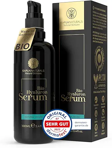 Serum Acido Hialuronico • 100ml • Orgánico • Serum Facial ácido Hialurónico • Vegano • Cosmética Natural y Sostenible • Suero Facial Antiarrugas con Aloe Vera para Hombres y Mujeres  