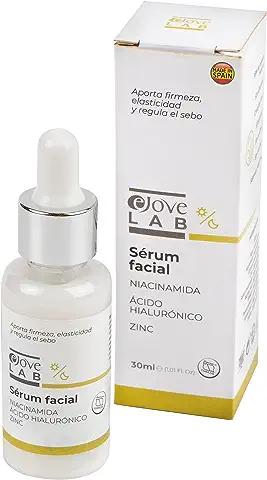 Serum Facial Acido Hialuronico con Niacinamida y Zinc - Antiojeras, Antiarrugas, Serum Antimanchas Facial y Contorno de ojos EJOVE  