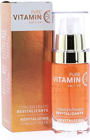 Serum Facial Concentrado con Vitamina C Antioxidante. Suero de Tacto Sedoso. Antiarrugas Iluminador. Marca Noche y Día. 30 ml  