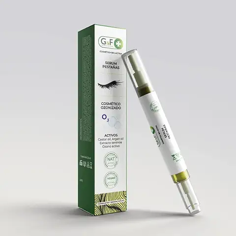 Serum Pestañas Crecimiento. Serum Potenciador de Pestañas. Serum Pestañas 2,5ml. Tratamiento Fortalecedor y Alargador para Pestañas. Cosmético Ozonizado. Fabricado en España.  