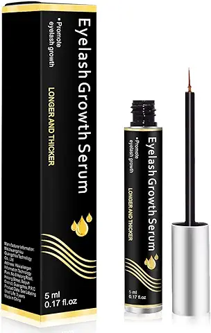 Serum Pestañas,Sérum Crece Pestañas 5ml, Crecimento Pestañas y Crecimiento Cejas, Alargador de Pestañas  