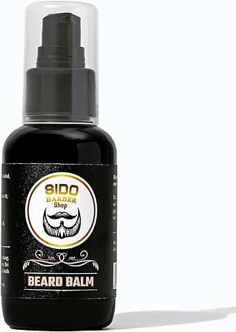 Sido Barber – Bálsamo para Barba con aloe vera (100 ml, Aroma Cítrico) – Bálsamo para Después del Afeitado – Bálsamo para Después del Afeitado – Bálsamo para Barba para Hombre con Aceite de coco y  