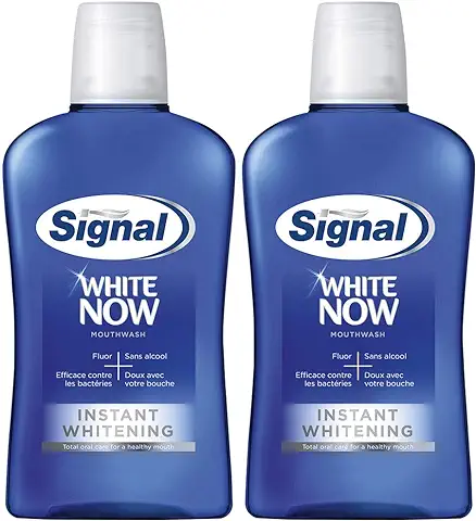 Signal White Now Enjuague Bucal en Líquido - 500 ml - 2 Unidades  