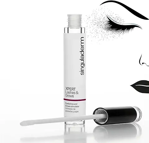 Singuladerm XPERT Lashes & Brows - Serum Crecimiento de Pestañas y Cejas - Cantidad 4 ml - Efecto Lifting, Fortalecedor y Protector - 2 en 1 Ideal para Tratamiento de Pestañas y Cejas