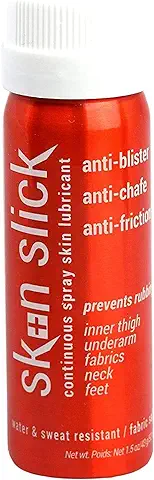 SKIN SLICK Anti-Rozaduras Impermeable Spray Contra Fricción De La Piel | Protección Mientras Está Activo | Perfecto para Triatlón Traje de Neopreno | Desarrollado por TRISLIDE (52ml)  
