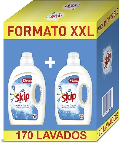 Skip Detergente Líquido Pack Ahorro Active Clean 170 lavados 85x2