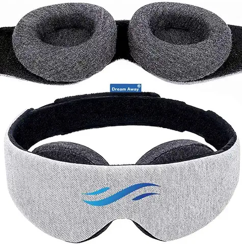 Sleep Mask - Antifaz para Dormir 100% Oscuridad - Cero Presión en Ojos - Copas Ajustables para Ojos - Máscara Para Dormir para un Descanso Más Profundo  