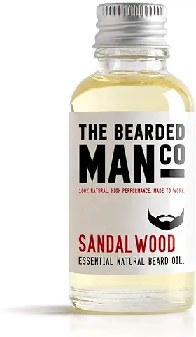 Sándalo The Con Barba Hombre Co Barba Acondicionador De Aceite Bigote Cuidado Masculino 30ml Tamaño Más Grande  