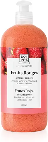 Soivre Cosmetics, Exfoliante Corporal (Frutos Rojos) - 500 ml.  