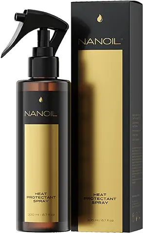 Spray Protector Contra el Calor Nanoil Heat Protectant Spray 200ml - Protección Térmica para el Cabello  