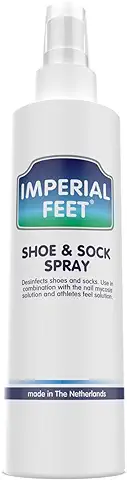 Spray Zapatos y Calcetines para el Tratamiento Hongos Uñas pies y Pie de Atleta | Desodorante Calzado | Desinfectante Spray | 150 ML Imperial Feet  