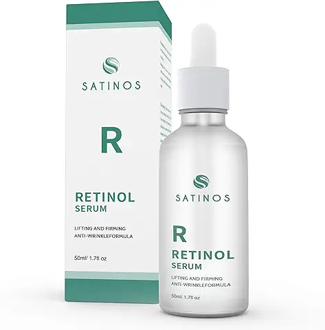 Sérum Facial Retinol Puro para la Cara + Ácido Hialurónico + Vitamina E para Microneedling | Organico y Vegano | Antiedad, Antiarrugas y Antimanchas | Contorno de Ojos | 50 ml  