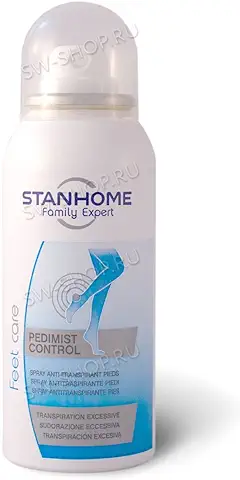 Stanhome - Spray Antitranspirante y Refrescante para pies (100 ml)  