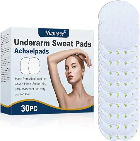 Sudor Almohadillas, Almohadillas de Sudoración para Axilas, Underarm Sweat Pads, para Hombres y Mujeres, Cómodas, no Visibles, Extra Adhesivas, Desechables/escondidas, Absorción Sudor y Eliminar Olor  