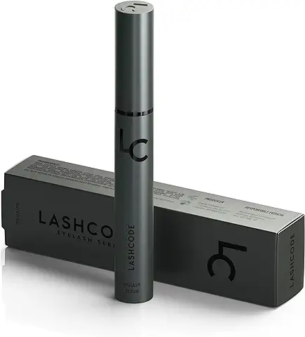 Suero de Pestañas Lashcode Eyelash Serum 5 ml - Suero de Crecimiento para Pestañas, Cuidado Hidratante y Engrosamiento  