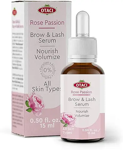 Suero OTACI: Cejas y Pestañas, Promueve Crecimiento, Reduce Pérdida, Volumen, Fortalece, Nutre, 15 ml  