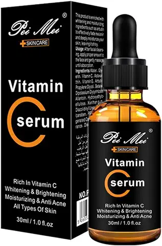 Suero Vitamina C - 20% Vitamina C Serum Facial con el Acido Hialuronico Puro,Natural & Orgánico Anti Arrugas Antienvejecedor Serum Facial,Cosmetica Mujer (30ml)  