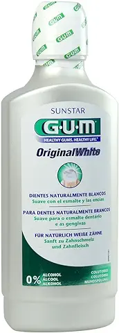Sunstar Iberia Gum Colutorio Original White 500ml, Blanco  