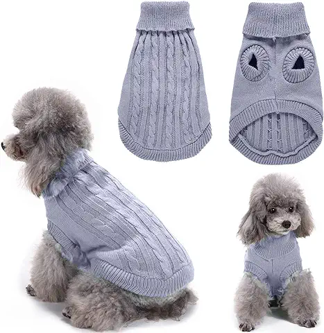 Suéter para Mascotas, Ropa para Perros Pequeños, Suéter Cálido para Perros, SuéTer CáLido para Cachorros, Chaleco Suéter para Perros, Cómodo y Cálido, para Perros Pequeños, Medianos, Gatos (M1)  