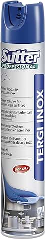 Sutter Professional Limpiador Abrillantador para Acero Inoxidable Tergi Inox - 500 ml  