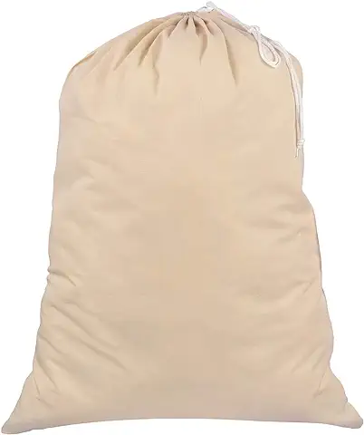 Sweet Needle Bolsa de la Compra para Almacenamiento de ropa Sucia Extra Grande y Resistente, 71X91 CM-75 L - 100% Algodón, muy Duradera, Cordón con Cierre de Cordón, Lavable a Máquina (Paquete de 1)  