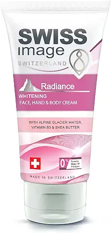 SWISS IMAGE Body Care - Crema Iluminadora Para Rostro, Manos y Cuerpo - Ingredientes Naturales - Sin Parabenos, Aceite Mineral ni Ftalatos - 75ml  