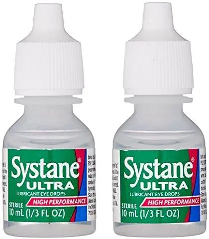 Systane Ultra Lubricant Eye Drops, 2-count .33 fl oz (10 ml) Bottle by Systane  