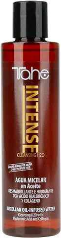Tahe Intense Agua Micelar en Aceite Bifásica Desmaquillante con Ácido Hialurónico y Colágeno, 200 ml  