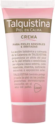 TALQUISTINA - Crema 100 ml, Alivia de Irritaciones y Picores del Sudor, Acción Balsámica y Calmante, Alivio Eficaz, Uso Tópico, Suave y Ligera se Absorbe Fácilmente  