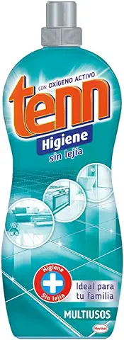 Tenn Higiene sin Lejía - Limpiador Multiusos Líquido. Higiene sin Esfuerzos. Con Oxigeno Activo - Higienizador para Baños, Cocinas y Muebles - 1,25 Litros  