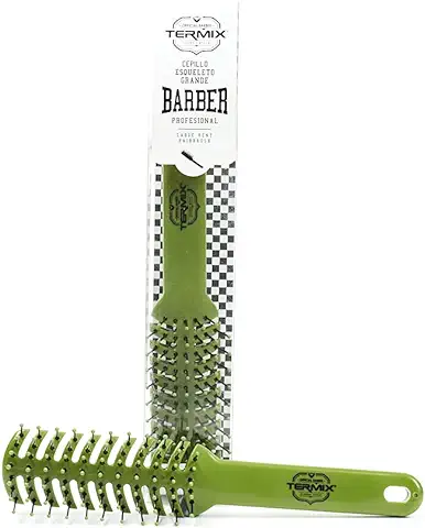 Termix Cepillo Esqueleto Profesional Barber Grande, Verde  