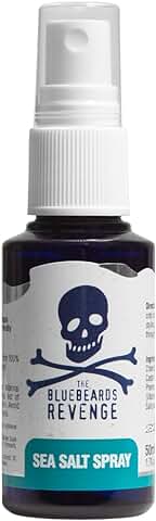 The Bluebeards Revenge, Sea Salt Spray, Suitable for Vegan, This Hairstyling Spray Adds Texture, Volume and Hold to Natural Matt Style, 50ml  