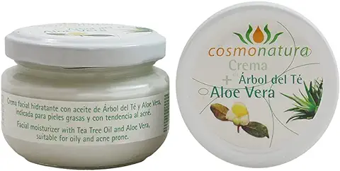 Thermal Teide 160100 - Crema Hidratante Facial con árbol del té y aloe vera  