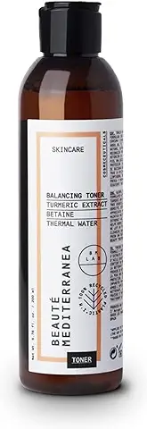Tónico Facial con Aceite Esencial de Árbol de Té - 200 ml - 100% Vegano y Sin Alcohol - Ideal para Equilibrar Pieles Secas y Sensibles - Beauté Mediterranea Balancing Toner  
