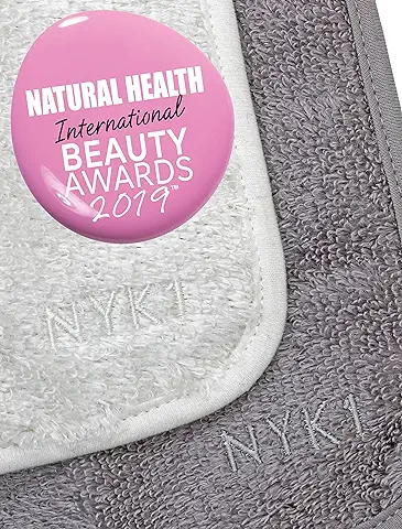 Toallitas Desmaquillantes de Bambú, Pack de 2 - NYK1 Paño Exfoliante Desmaquillante Facial, Desma-quillante Ojos Lavable – Paños/Discos Desmaquillantes Reutilizables Ecológicos – Piel Sensible  