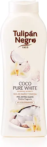Tulipán Negro Gel de Baño Coco Pure White, 650 Mililitros  