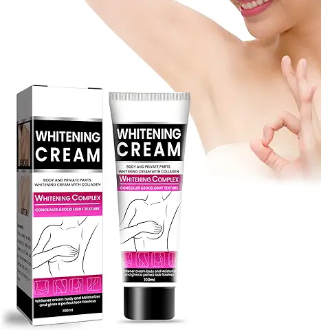 Underarm Whitening Cream, Crema Blanqueadora, Crema para Aclarar a la Axila, Crema Para Aclarar El Desodorante Natural Para La Piel Oscura En El Cuello De El Codo De La Axila  