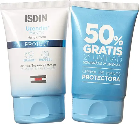 Ureadin Isdin - Crema de Manos, Pack 2 Unidades 50 + 50 Mililitros, 100 Mililitros  