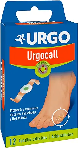 Urgo - Urgocall - Para Callos Instalados y Dolorosos – Con ácido Salicílico - Caja de 12 Apósitos  