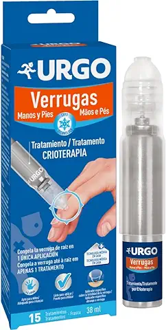 Urgo - Verrugas Crioterapia - Congela la Verruga Desde la Raíz - Frasco de 38 ml, 15 Tratamientos  