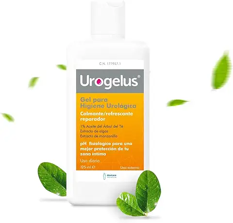Urogelus Gel Higiene Íntima para Mujer y Hombre - 125 ml - Jabón de Uso Diario Calmante, Refrescante, Antiséptico y Reparador - Ayuda al Equilibrio del pH Genital - Devicare  