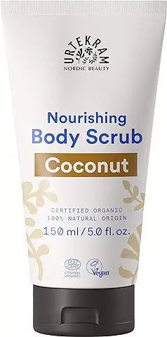 Urtekram Exfoliante Corporal de Coco BIO, Nutritivo Aceite de coco Virgen, 150 ml  