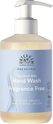 Urtekram Jabón para las Manos - Sin Fragancia, Find Balance, Sensible, Jabón para las Manos, 300 ml, Vegano, Orgánico  