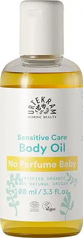 Urtekram Sin Perfume Aceite Corporal para Bebés Bio, Multicolor, 100 Mililitros  