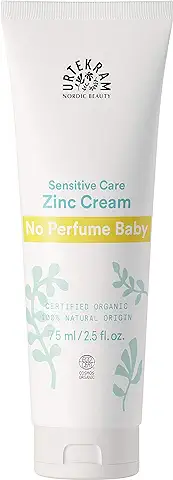 Urtekram Sin Perfume Crema de Zinc para Bebés BIO, 75 ml  