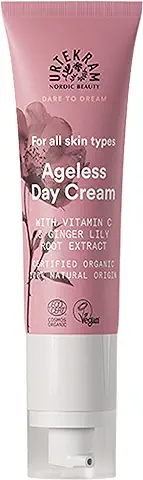 Urtekram Soft Wild Rose Ageless - Crema de día con Vitamina C - Crema Facial Antiedad - Dare To Dream - Natural, Organico y Vegana 50ml  