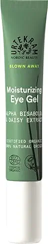 Urtekram Wild Lemongrass Gel Hidratante para ojos - Combatir las Ojeras - Ayuda a Reducir la Hinchazón y las Líneas de Expresión - Vegano, Orgánico y Natural,15 ml  